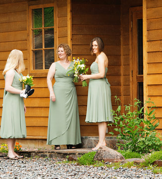 Your bridesmaids' gowns