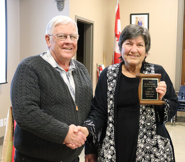 Linda Garland presented with Brussels Citizen of the Year Award