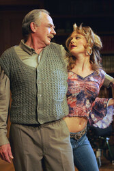 Jerry Franken, seen here alongside Sarah Allen in the 2005 Blyth Festival production of Powers and Gloria, will be remembered for his many years performing at the Festival.  (File photo)
